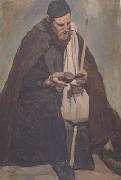 Moine italien assis (mk11) Jean Baptiste Camille  Corot